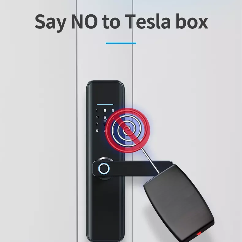 Smart Life Tuya App Wifi Fingerprint Password Rfid Card Smart Locks Door Lock For Hotel Apartment Home Office Building Lock