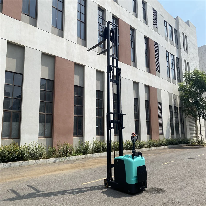 High Quality 1.2 1.5 1.6ton Lifting Platform Mini Counter Balanced Electric Stacker