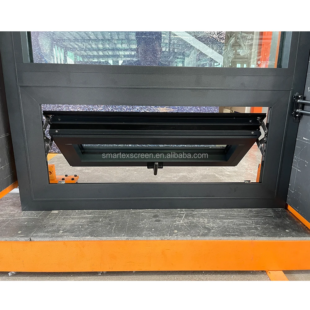 Современные наружные алюминиевые двери и окна с двойным остеклением подвесное стекло фиксированный алюминиевый тент наружное окно для продажи