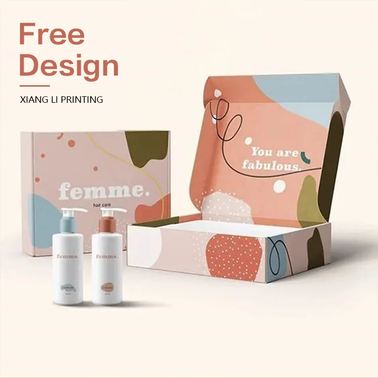 2023 Manufacturer Custom Printed Color Cardboard Mailer Shipping Postal Box Paper Packaging Corrugated Shipping Box For Garment