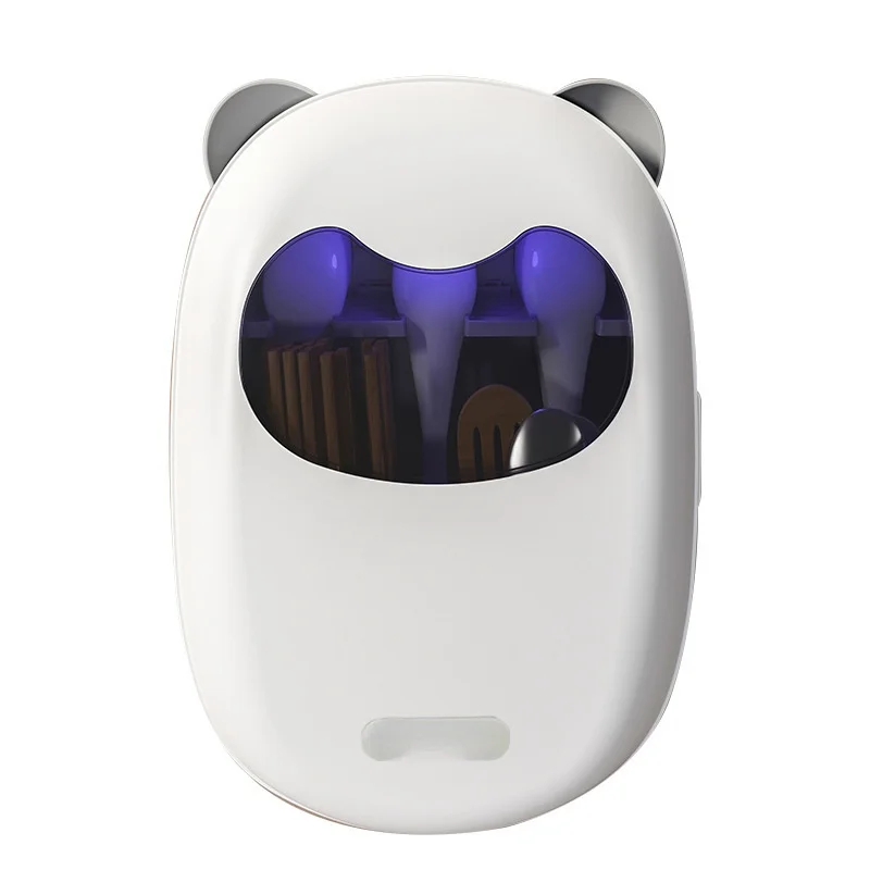 Настенные кухонные палочки для еды, умная дезинфекция без отверстий, сушеные на воздухе, автоматический слив