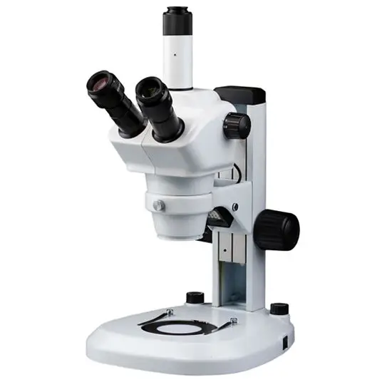 LED Illumination Binocular Zoom Stereo Microscope 0.8X-5.0X
