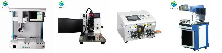 Automatic production line ccd camera system soldering robot with line with CE