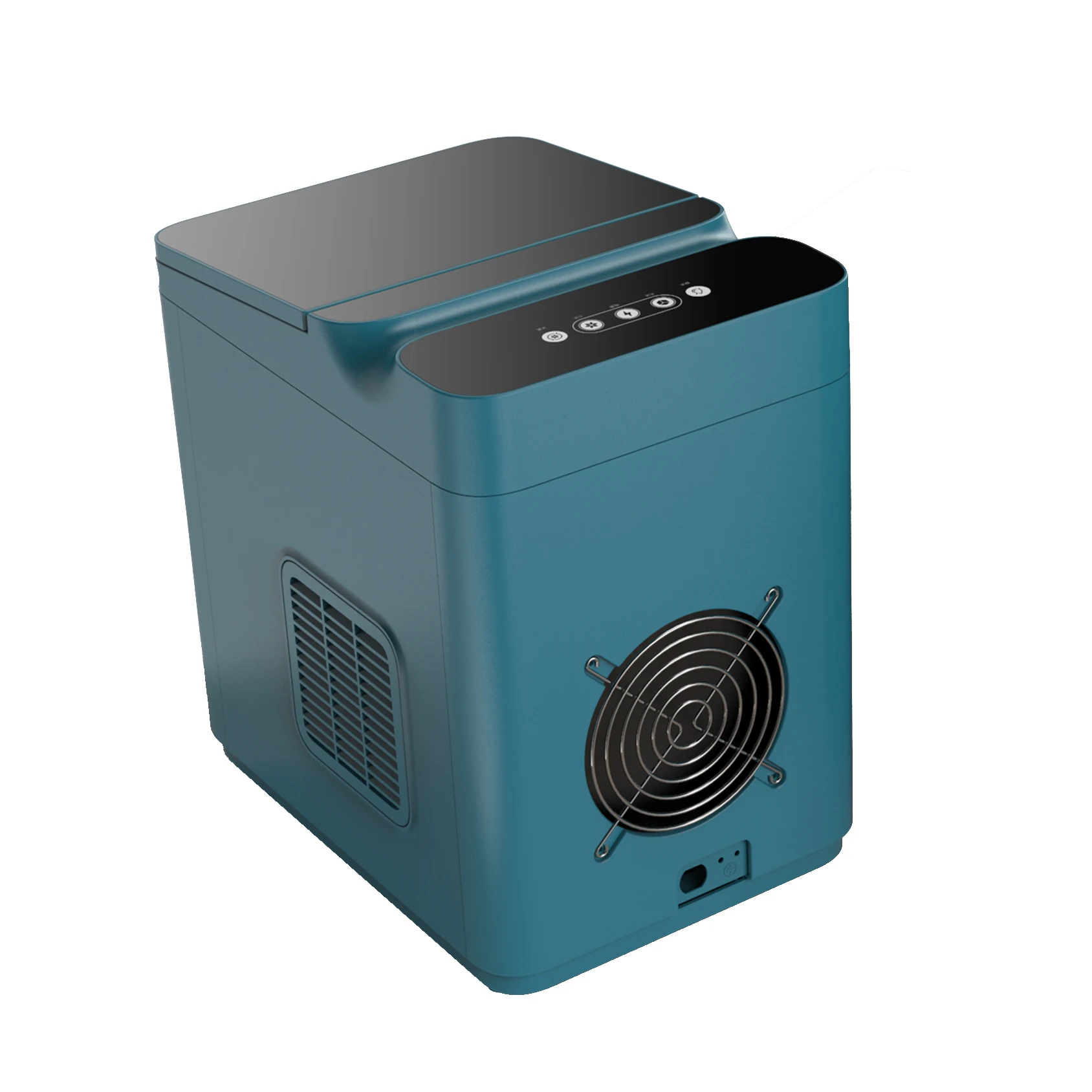 Прямая продажа с завода, НОВЕЙШАЯ портативная Бытовая льдогенератор с сенсорным экраном, 26 фунтов в день, гарантия 1 год