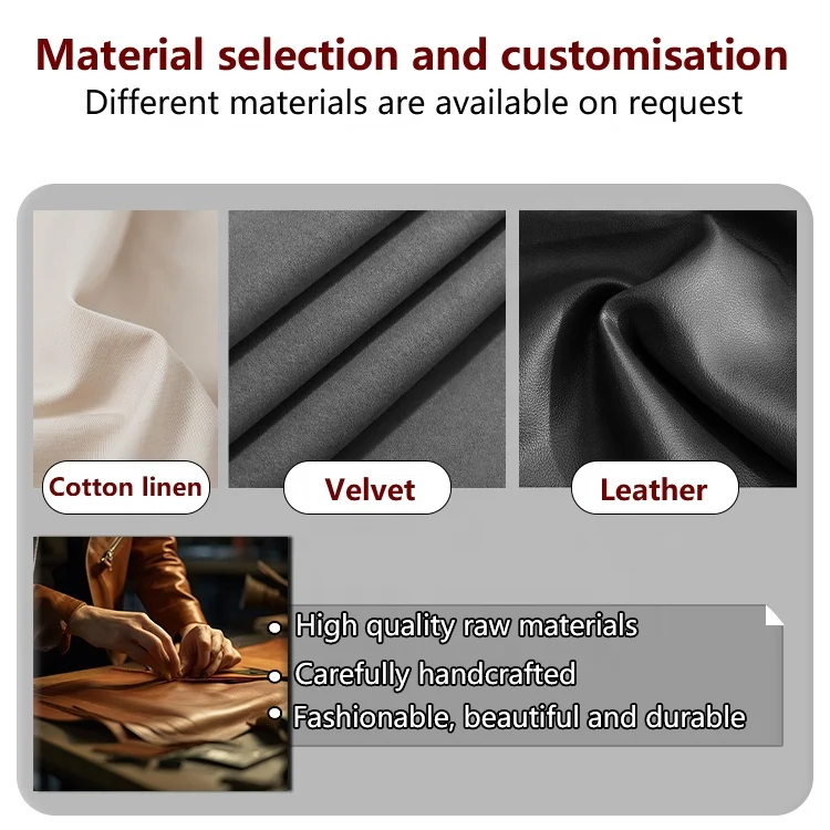 Nordic Luxury Modular Sofa Modern Living Room Furniture Fabric Leather Sofa L Shaped Sectional Sofa