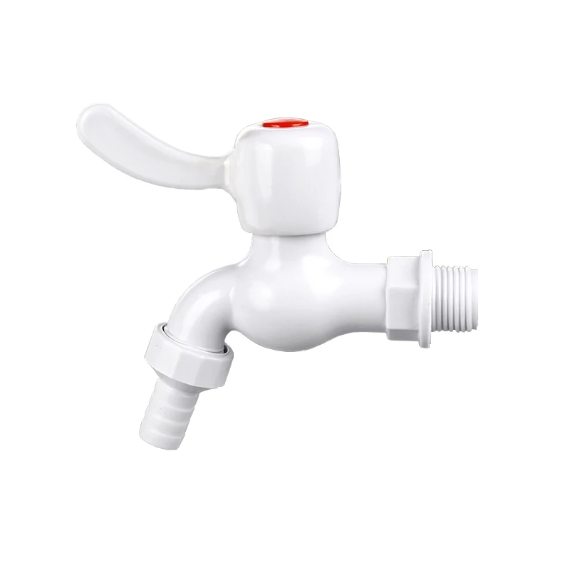 PVC pp wall mounted kitchen taps plastic swan type water faucet High Quality Plastic PP PVC Faucet/Basin Tap