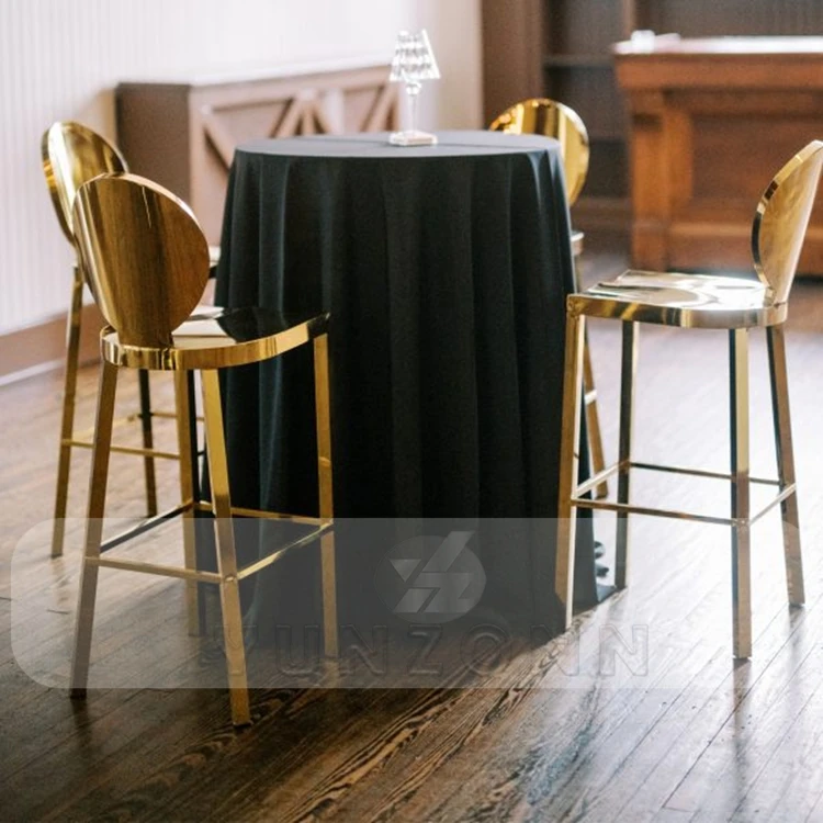 China High Quality Stainless Steel Bar Stool Vintage Industrial Design for Home Hotel Kitchen Dining Hall Use