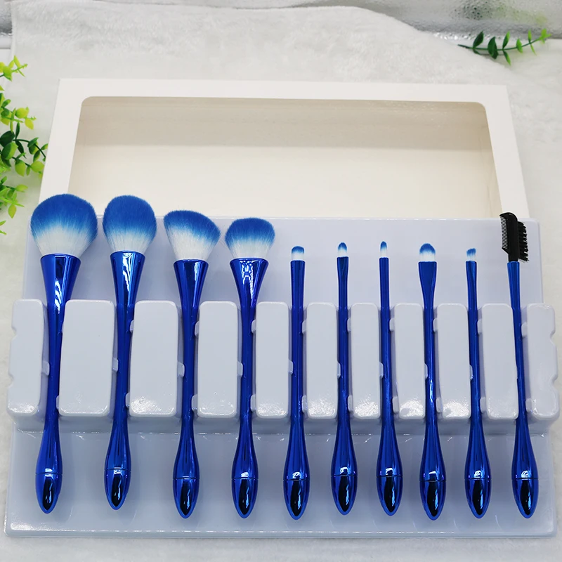 Private Label Bling Makeup Brush Rhinestone Makeup Brush Set Up Tools High Quality 12-piece Set Diamond Makeup Brush