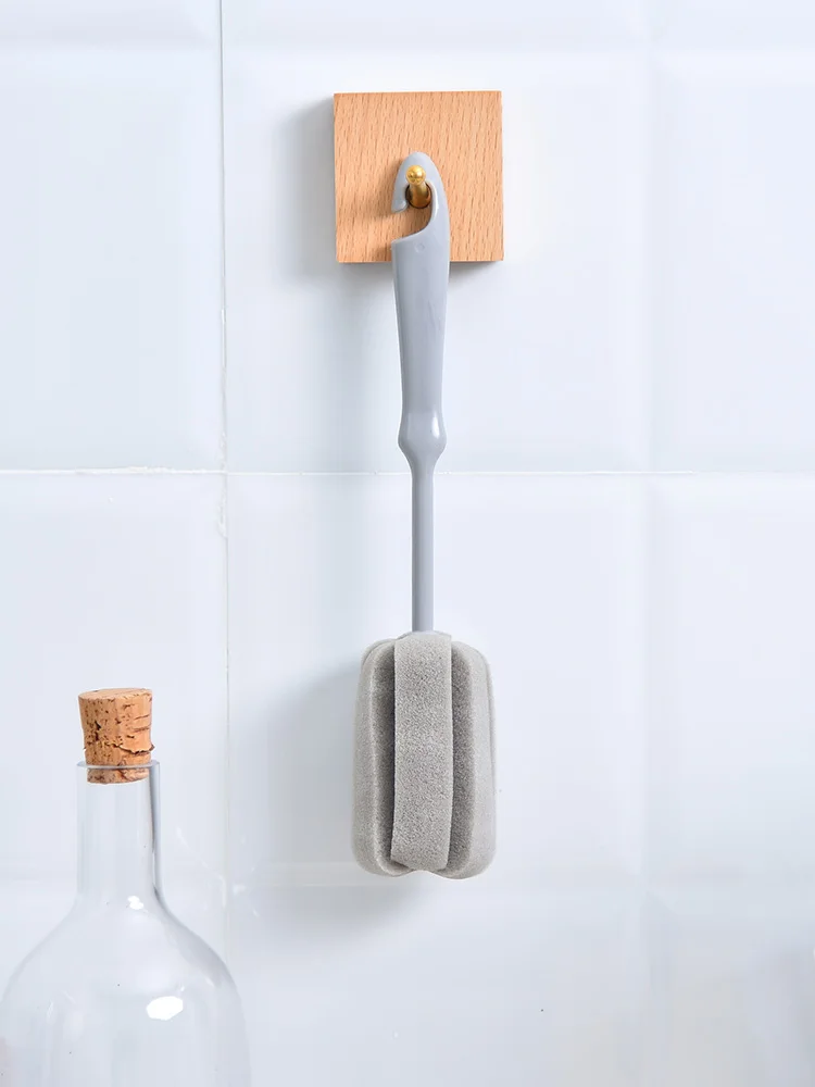 
Long Handle Soft Sponge Sink Cleaner Drink Glass Cleaning Cup Brush 