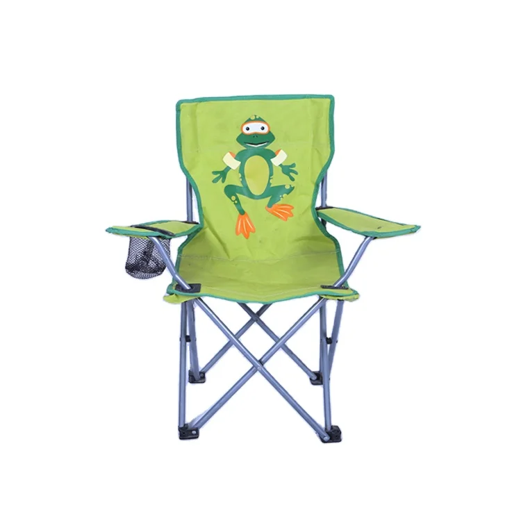Customized Logo Modern Fishing Metal Chair Outdoor Portable Kids Camping Chair