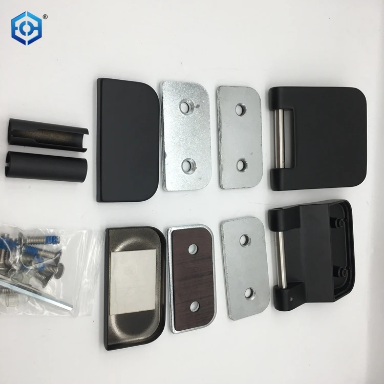 Germany Style Black Solid Stainless Steel Glass Door Hinges