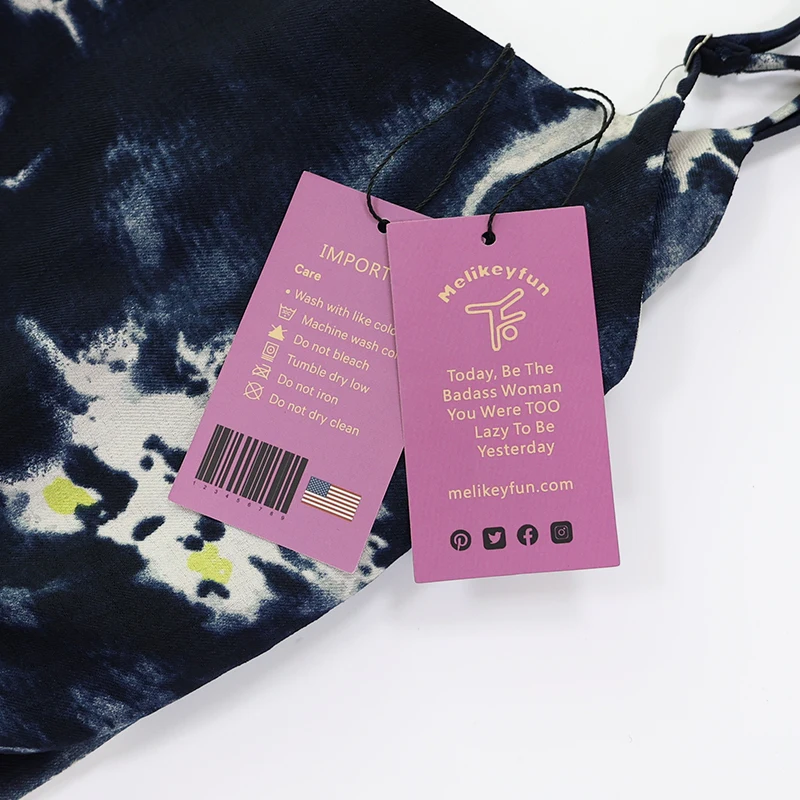 Oem odm factory custom your own logo clothing pants labels gift logo tags hand brand swing   hang tags