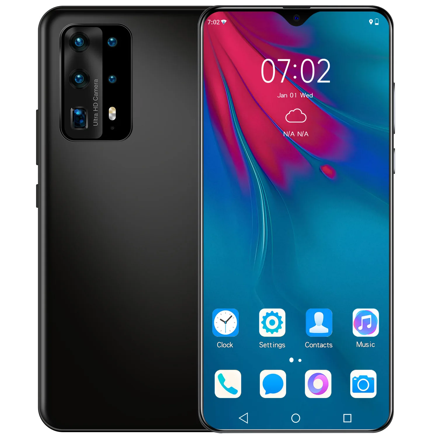  Смартфон P45 Pro на Android 10 0 8 + 256 ГБ 6 3 дюйма две
