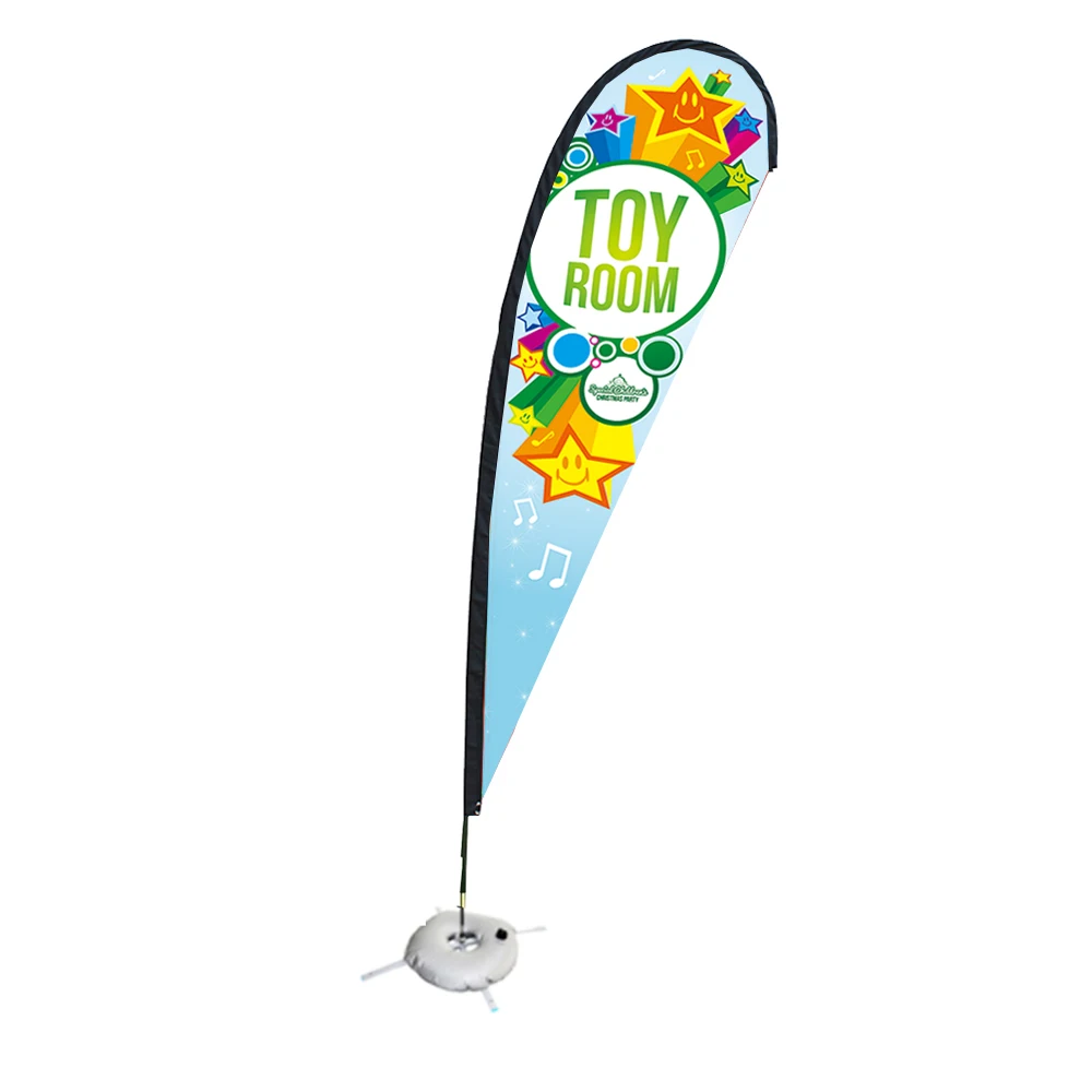 Any Color Outdoor Flying Standard Advertising Beach Flags Promotion Feather Flag