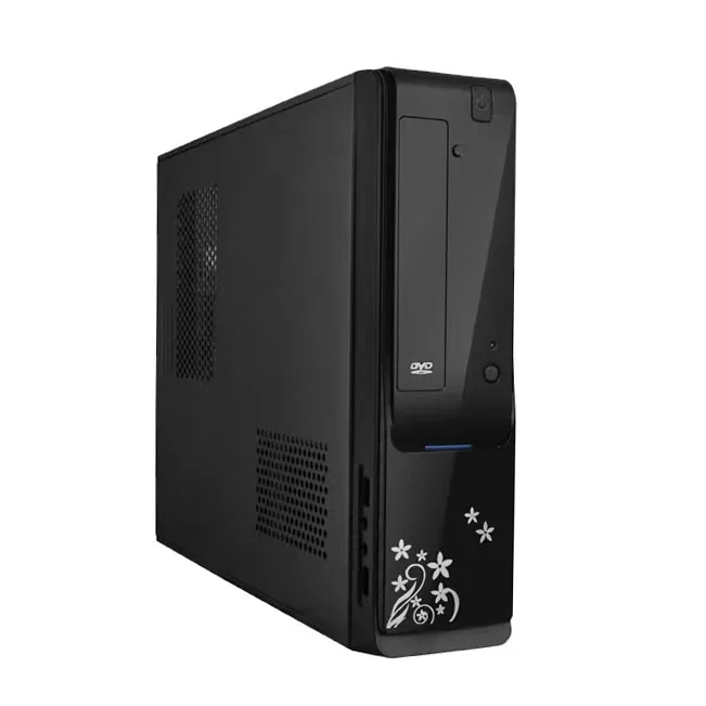 SFX Micro ATX ITX Case Slim PC Tower Cabinet With PVC Stand Computer Case