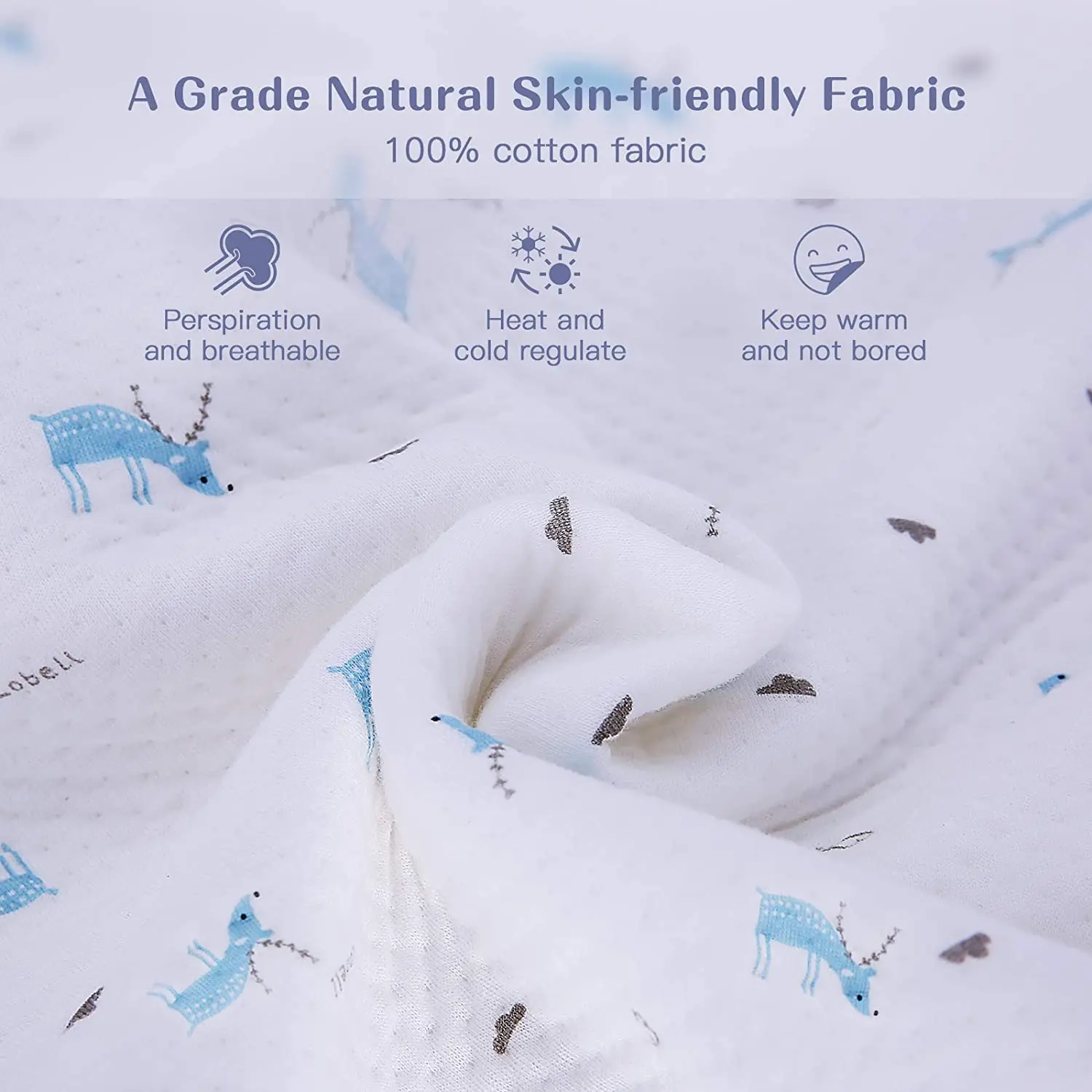 
E-commerce supplier restcloud baby sleep bag baby blanket swaddle sleeping bag mummy bags for baby decke 