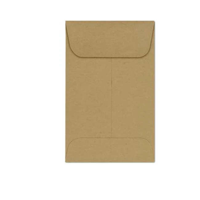 Kraft Paper Self-Adhesive Mini Parts Envelopes 2.25 x 3.5 inch Small Brown Kraft Coin Envelopes