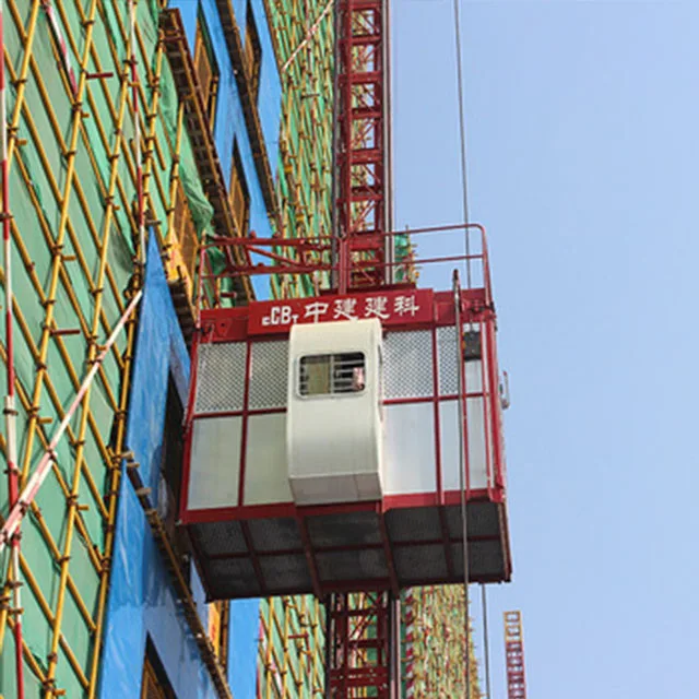 single cage construction hoist lift elevator scd200 construction hoist sc200gz building hoist sc200200 passenger hoist