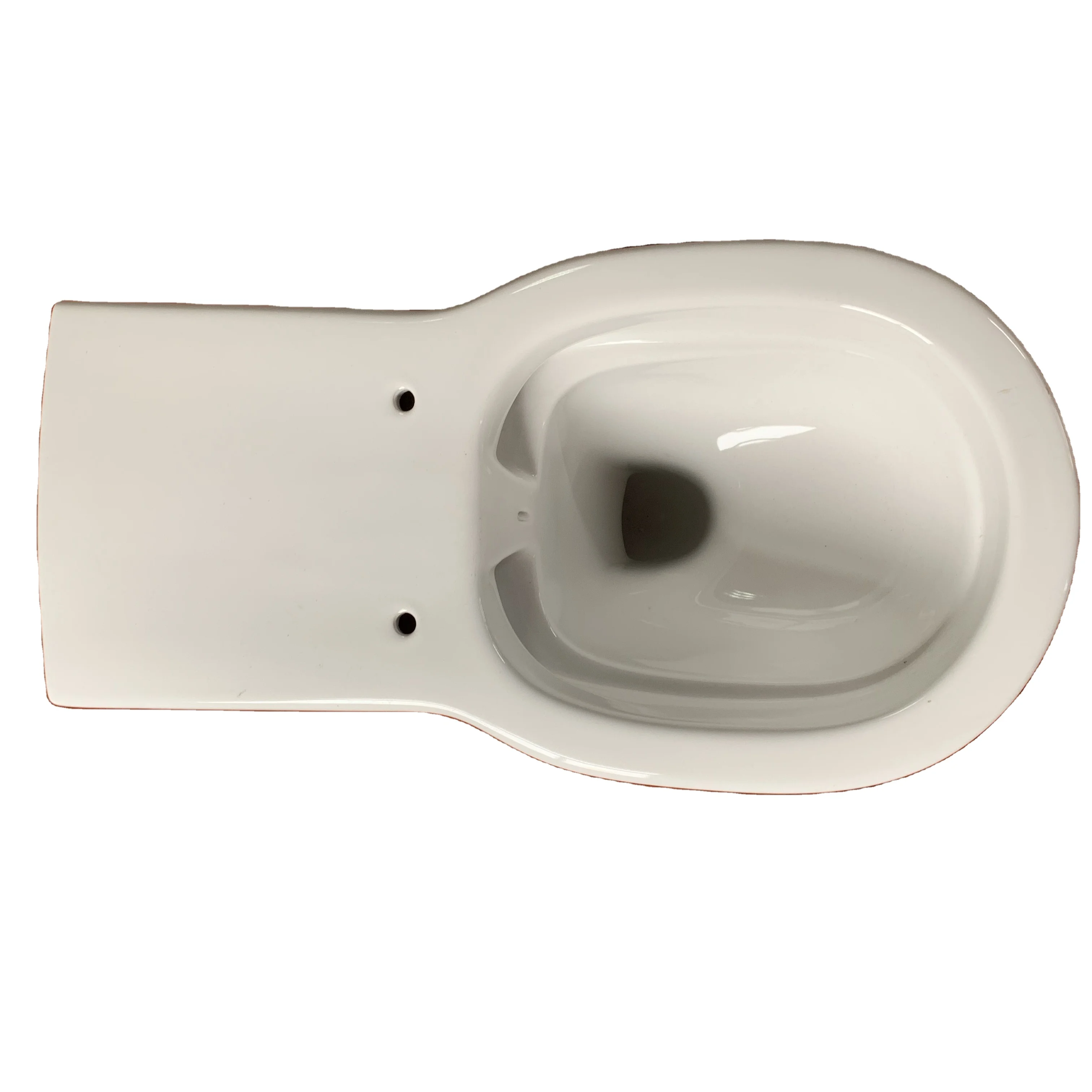 Disabled people's extended wall-mounted ceramic integrated direct flush toilet commode toilet