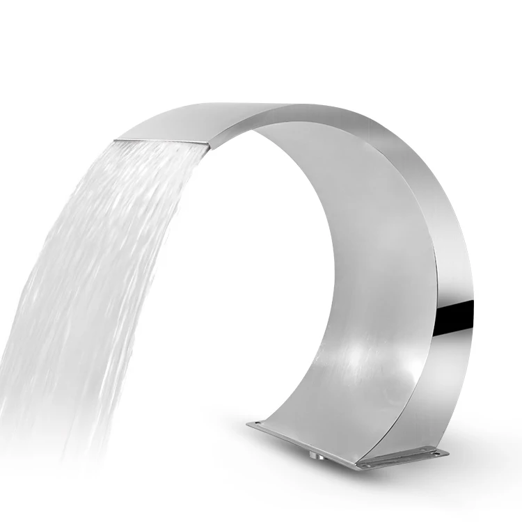 Factory Custom Massage Spa Shower Stainless Steel Swimming Pool Fountain Water Curtain Waterfall For Swimming Pool