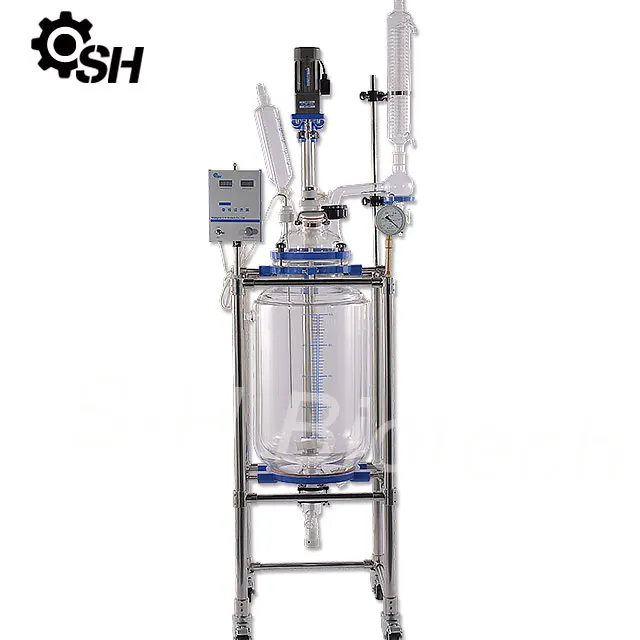 Lab 20L Jacketed Chemistry Glass Batch Reactor