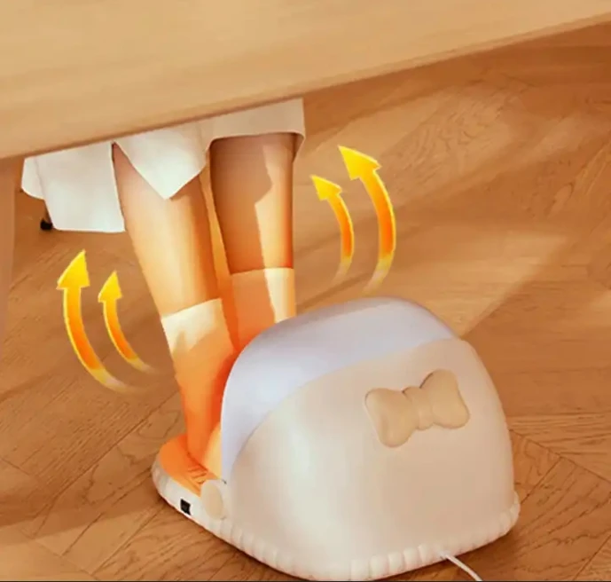 2024 New Design Electric Foot Warmer Heater Charging Warm Foot Heating Pad Gift For Winter