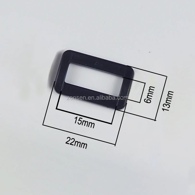 Wholesale 1200 PCS/lot  KAM Plastic Square Ring Buckle Adjustable Slide Buckle for Belt Or Strap