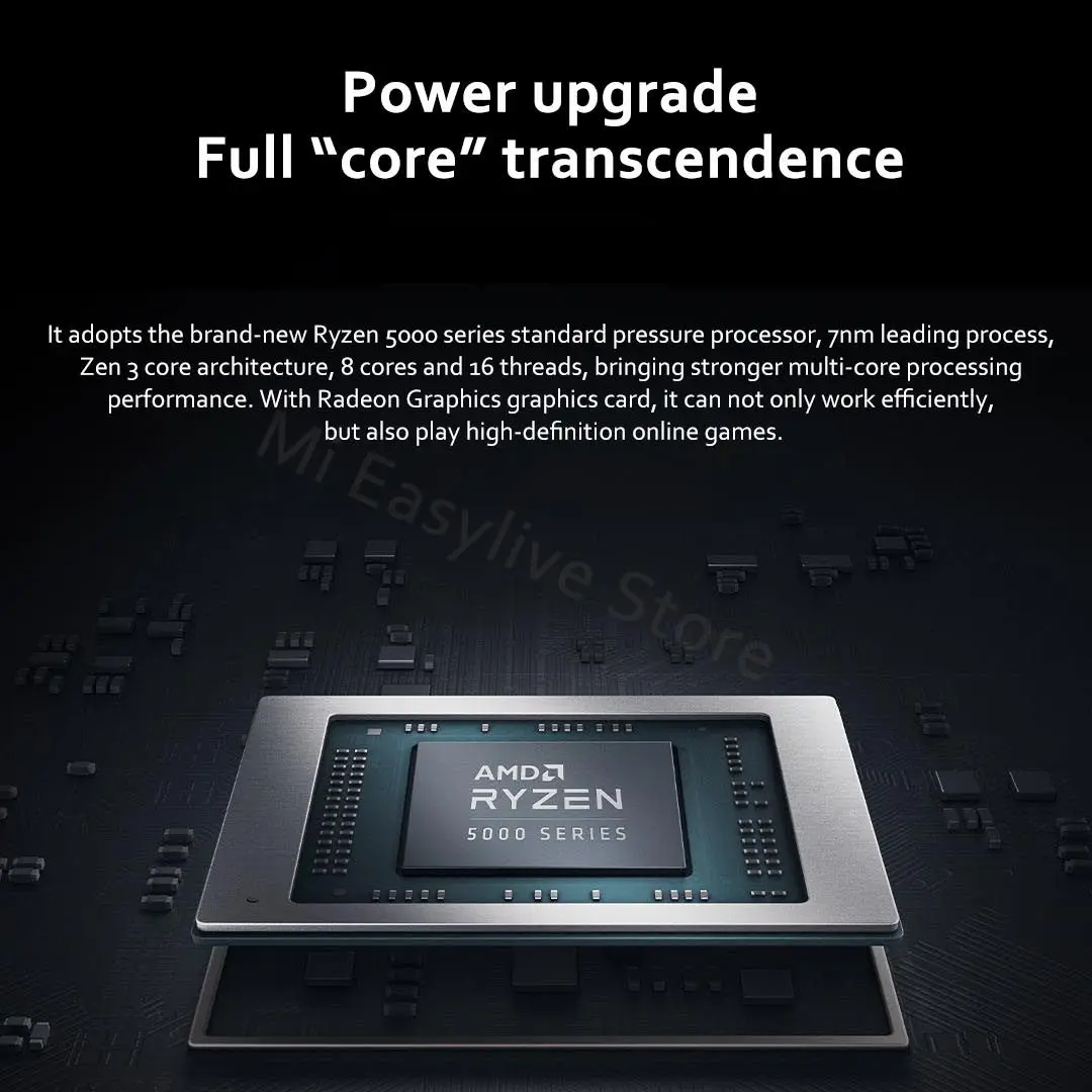 2021 Xiaomi Mi Notebook Pro 15 AMD R7 5800H 15.6 Inch Laptops 16GB RAM 512GB SSD Computer Mi Notebook Pro 15