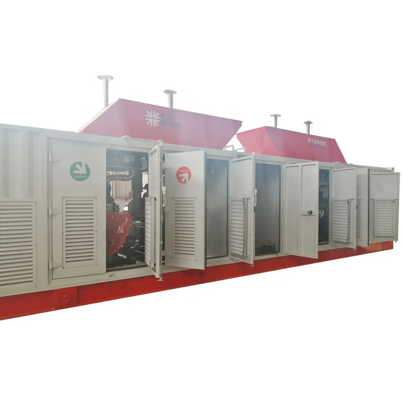 Containerized  1MW gas generator  Biomass generator gas generation equipment
