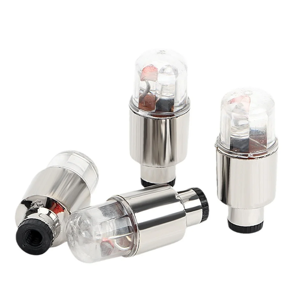 Colorful RGB Shock Induction Car Decorative Tire Rim Gas Valve Light Motorcycle Bicycle Wheel LED Light