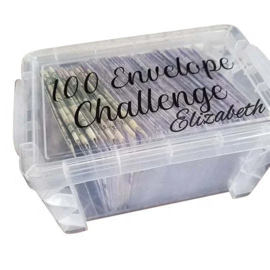 100 Envelope Money Saving A5 Budget Binder Organizer Savings Challenge Budget Planner Book 100 envelope savings challenge box