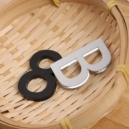 Figure Letters Acrylic Mirror Surface Wall Sticker 3D Silver Gold Paint Festival Party Decoration Diy Art Wall Stickers