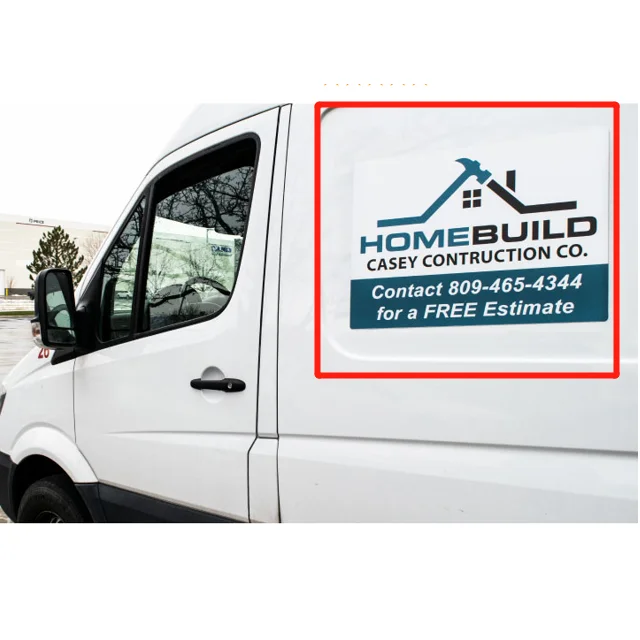 XiaoHe display wholesale sticker label clear vinyl custom car body stickers