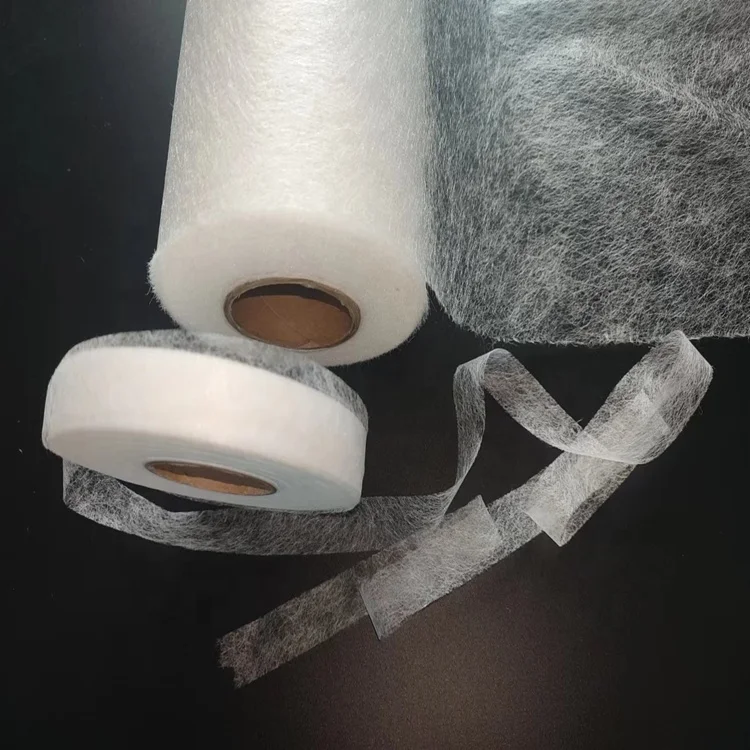 PA Glue Fusible Interlining Double Side fusible interlining  Hot Melt Adhesive Tape for Tailoring Materials