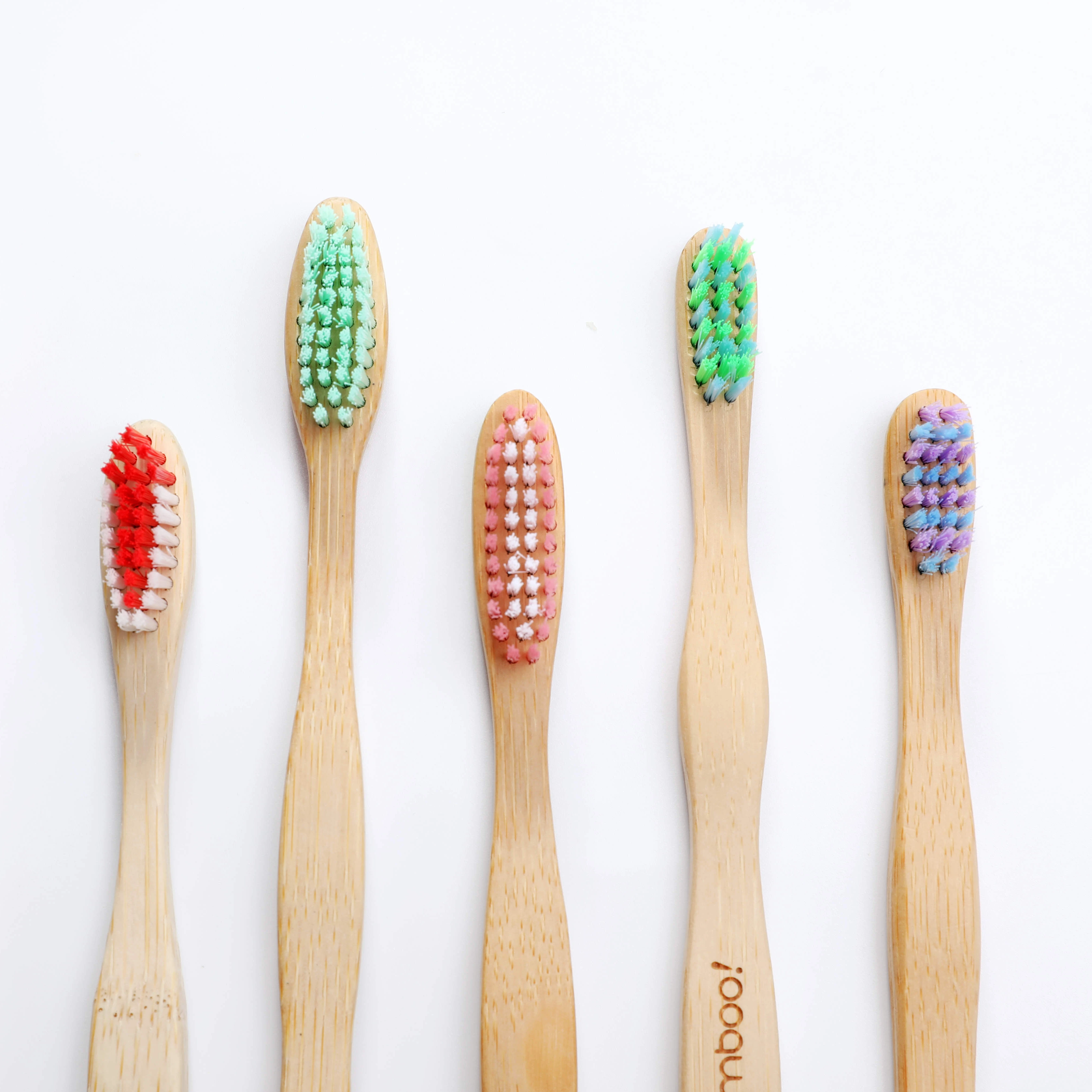 Ethink Hot Selling 100% Biodegradable Eco friendly Custom Logo Cheap Travel Adult Bamboo Toothbrush With Charcoal Bristle