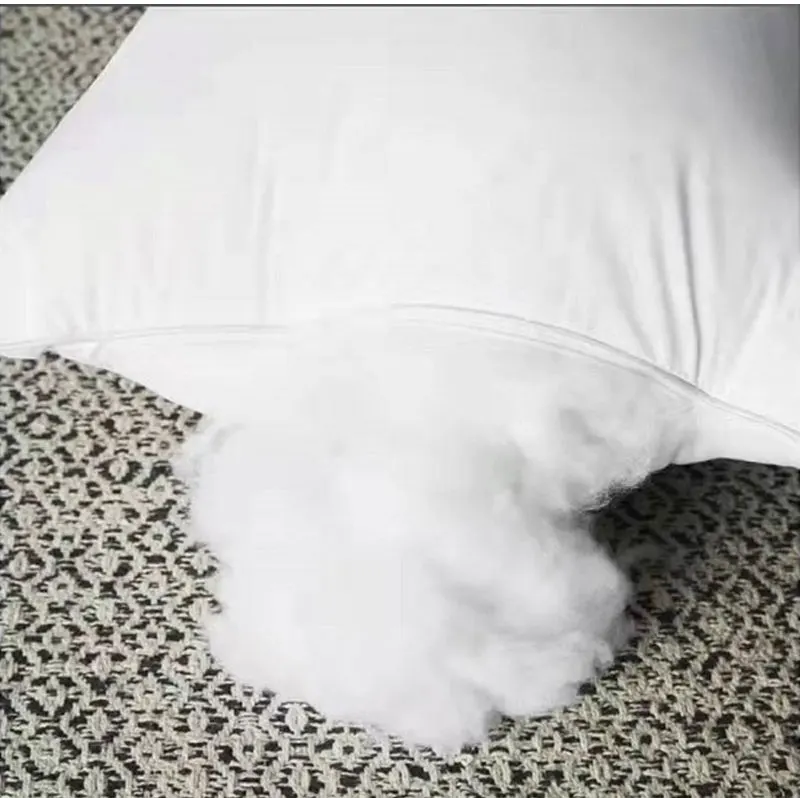 Hotel bed pillow wholesale custom logo size hilton pillow 1000g with bag double lining 3d