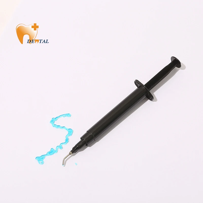 Mint Flavored 3ml Light Sensitive Teeth Whitening Pen Plastic Volume Gum Barrier Protector Desensitization Gel for Curing Teeth