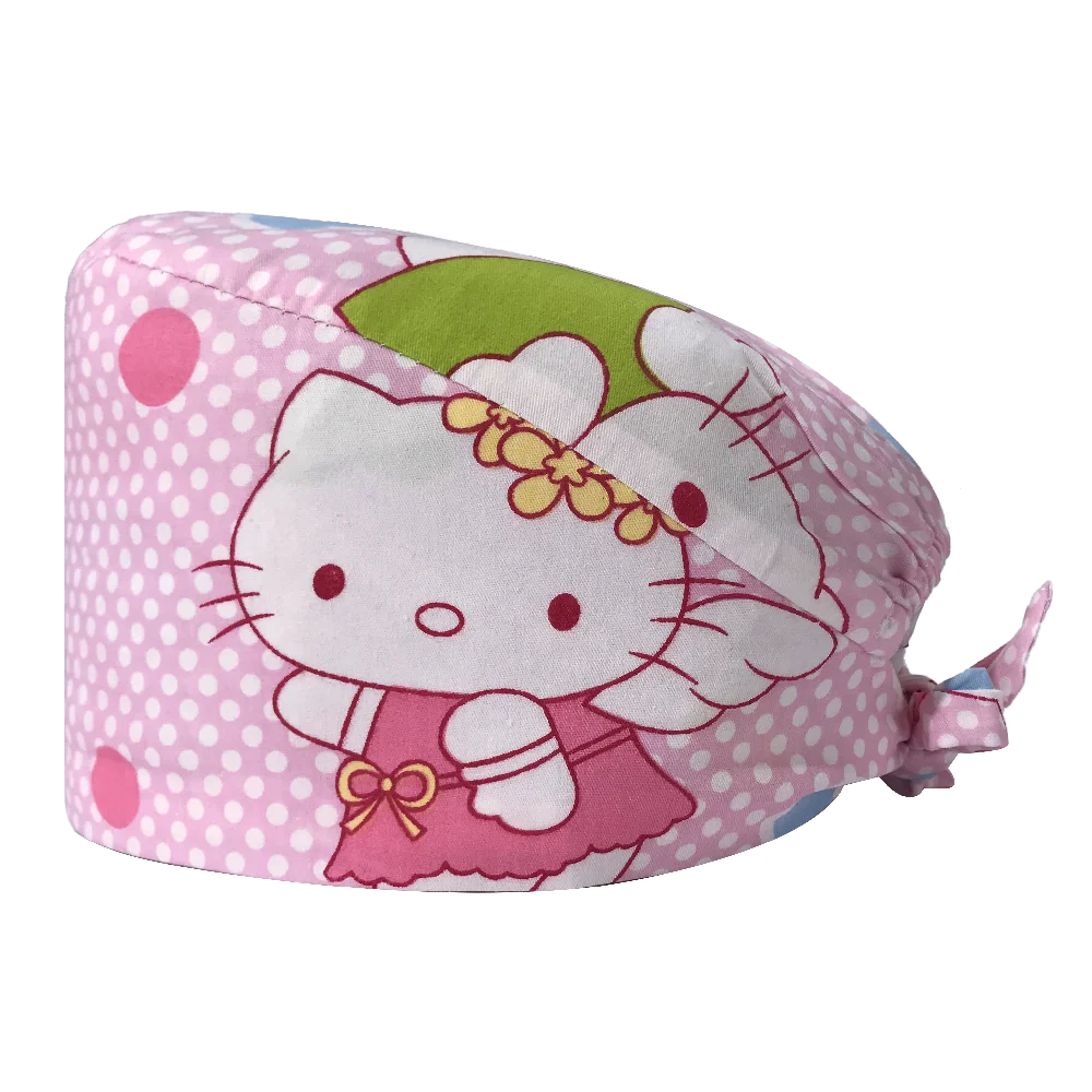 Cotton Nurse Hat Pet Doctor Surgical Caps Bouffant Medical Scrubs Cap Head Cover Custom Men