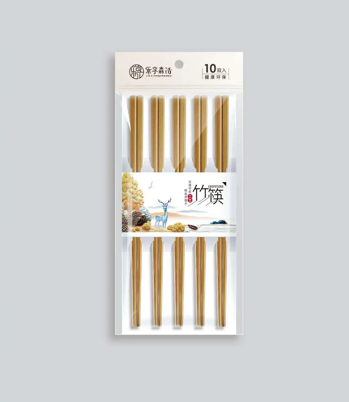 Disposable Bamboo Chopsticks Premium Chinese Style Chopstick Set Craft Chopsticks