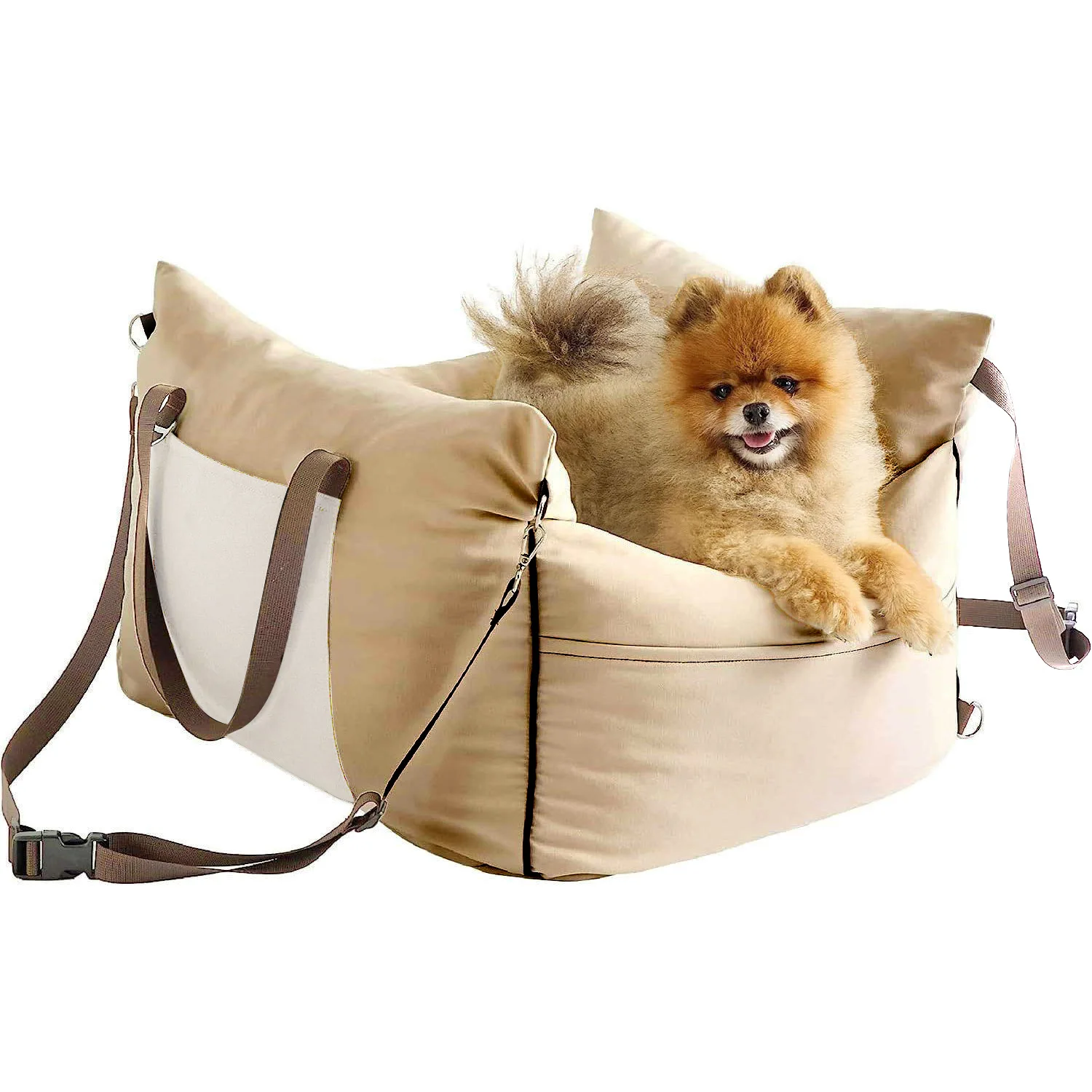 Detachable And Washable Dog Car Seat Medium Sized Pet Carrier Bag Dog Car Seat Cover Car For Animals