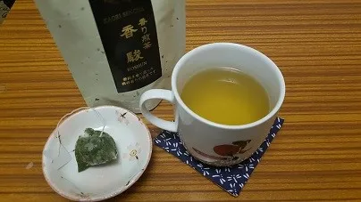 Kaori cha new type natural aroma organic green tea private label