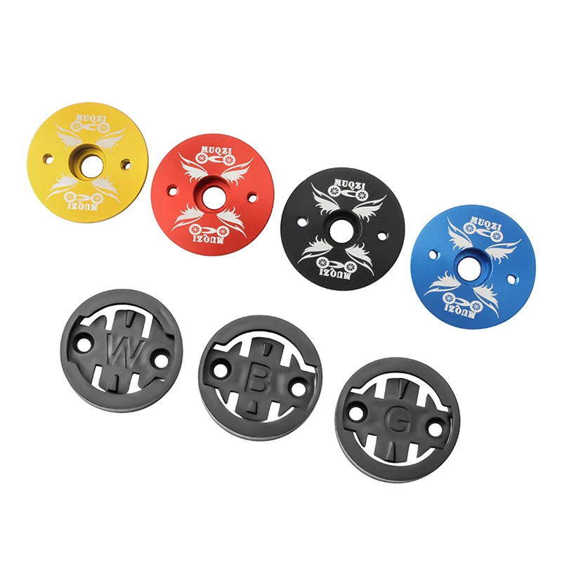 MUQZI MTB Road Bike Computer Mount Holder Headset Cover For Garmin Bryton Wahoo Bracket Stem Top Cap Stopwatch Fixed Base