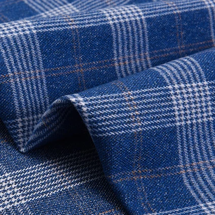 China manufacture factory Yarn Dyed 100% Cotton Flannel/Brushed Twill Check/Plaid Fabric