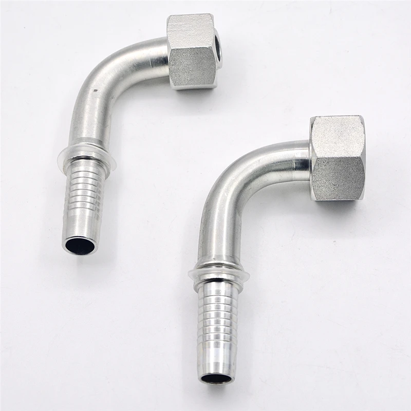 high quality carbon/stainless steel hydraulic crimping hose fitting  female metric 24 cone seal DKOL 20491