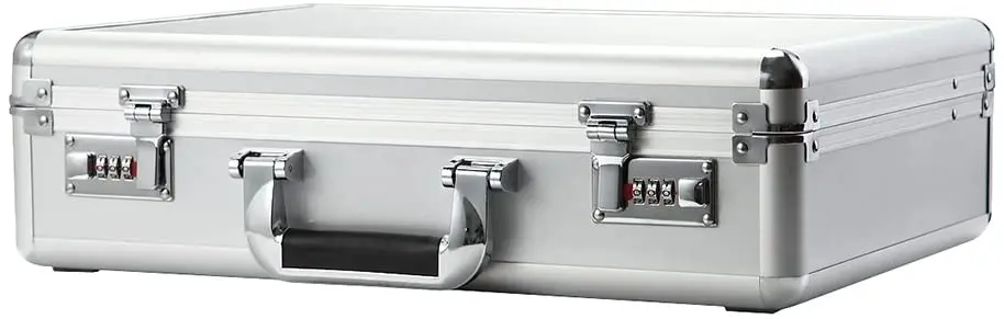 Портативный Алюминиевый Чехол-портфель Guangzhou, алюминиевый жесткий чехол, портфель, чехол для переноски