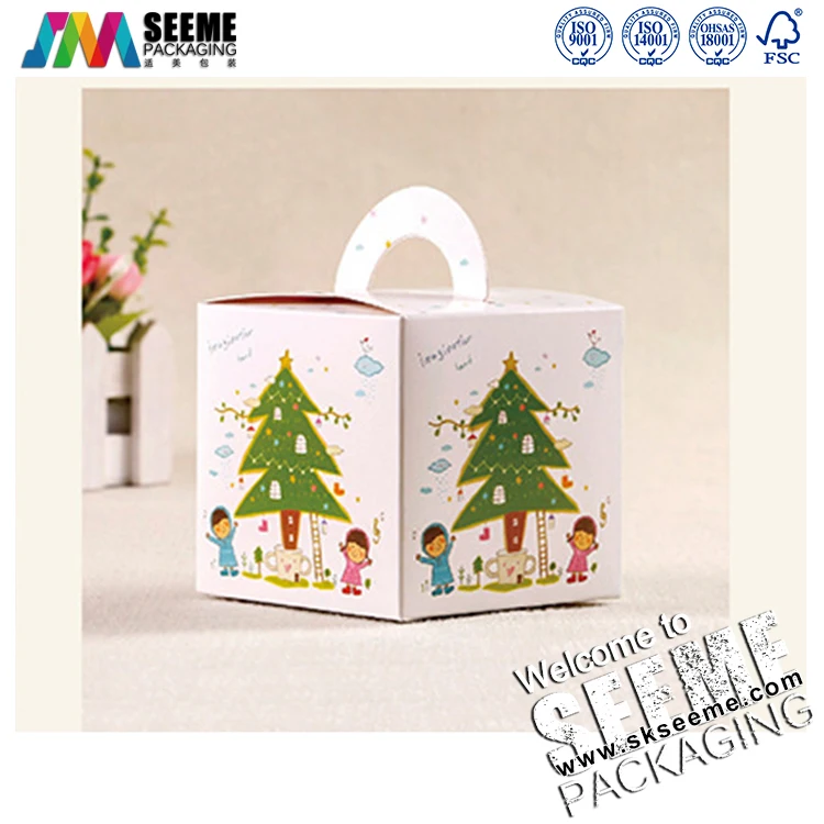 Packaging Boxes Christmas Gift Box Candy Cookie Chocolate Gift Paper Cardboard Paper Wholesale Christmas Art Paper Customized