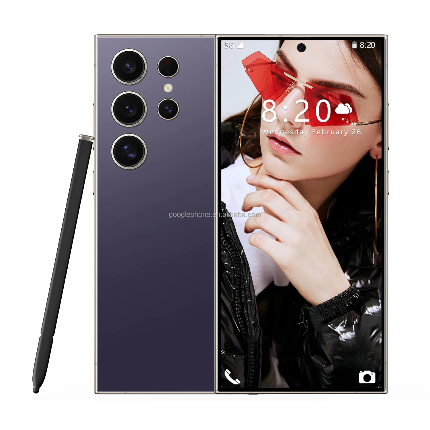 Сотовые телефоны смартфоны S24 Ultra 4G мобильный телефон с HD-экраном 4 ГБ + 128 большой памяти 5 камер Обновления Дешевые Android