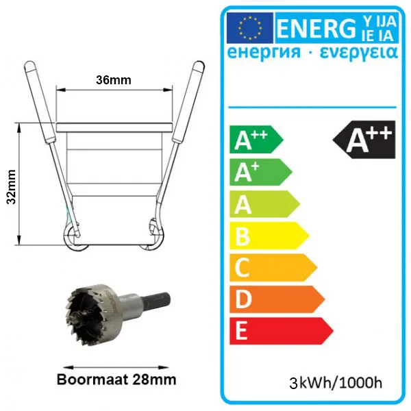 dimmable downlights set mini led spot 3w