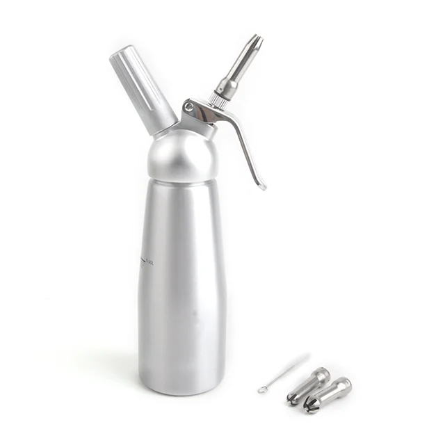 Лидер продаж алюминиевый дозатор для взбитого крема зарядного