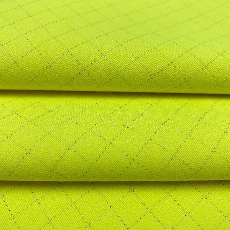 60% Modacrylic 38% Cotton 2% Antistatic Ripstop Woven Fabric Modacrylic Fire retardant fabric